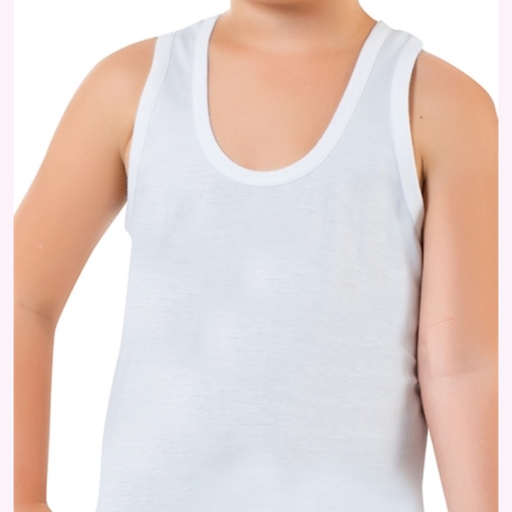 Pack of 4 100% High Quality Turkish Cotton Boy’s Undershirts